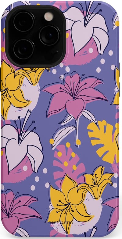 Casetastic Hoesje Geschikt voor Apple iPhone 13 Pro Max Magsafe - Stijlvolle Beschermende Duo-layer Case - Lichtjesbloei