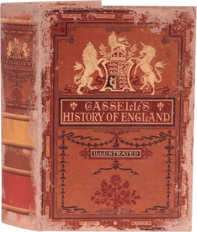 Baroque - Opberger - Boekendoos History of England 27 cm - 27x19x6.5 - PU Leather