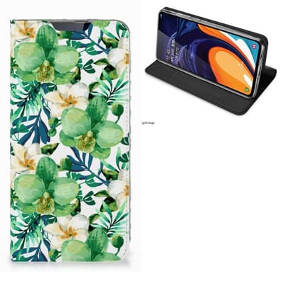Samsung Galaxy A60 Smart Cover Orchidee Groen