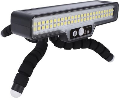 Zonne Bewegingslamp - Buitenverlichting LED - Tuin Beveiliging - 50 LED's Instelbaar - 19 x 11 x 7 cm