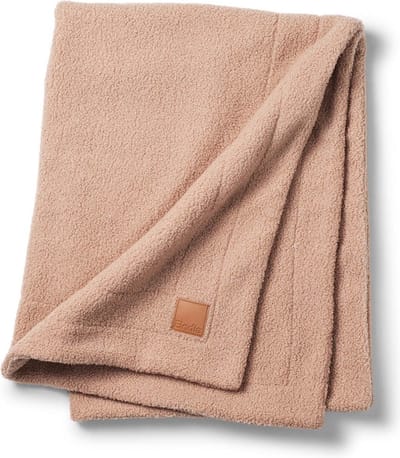 Elodie Pearl Velvet baby deken - Wiegdeken - Dekentje baby - Babydeken - Dekentje - 100 cm x 75 cm - Pink Bouclé