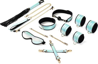 Liebe Seele - Vivid Sakura Bondageset Boeienset Compleet - Lichtblauw Parelmoer Glans - bijzonder En exclusief