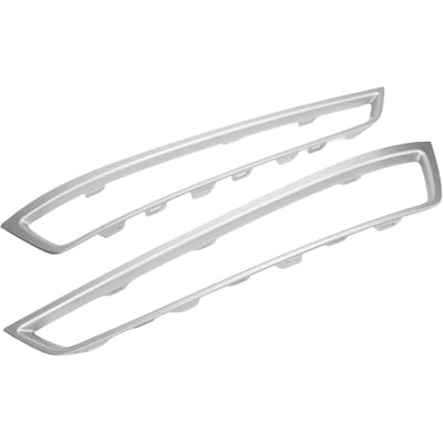 1 Paar Voorbumper Onderste Grille Sierlijst Links Rechts 71104STXA00 Decoratieve Naadloze Pasvorm Vervanging white