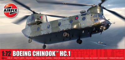 Airfix Modelbouwpakket Vliegtuigen - 06023 Boeing H-47 Chinook HC.1 Helikopter Plastic - 1:72 - Modelbouw