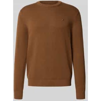 Regular fit gebreide pullover van zuiver katoen