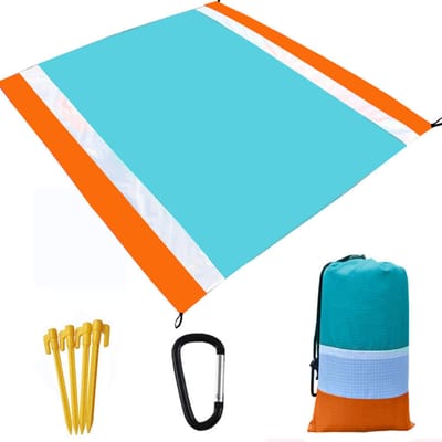 Ultralichte waterbestendige kampeermat met opbergzak Zandvrij strandmat Picknickkleed