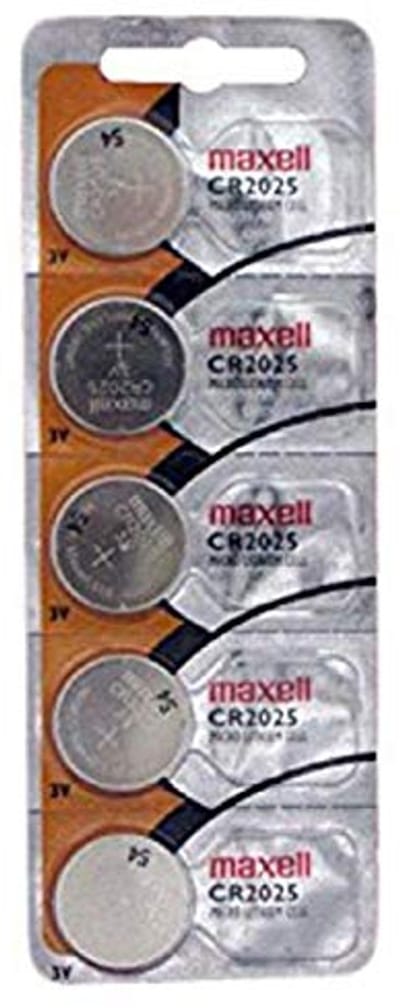 CR2025 Knoopcel Batterijen - Lithium 3V in 5-delige Blisterverpakking
