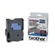 Brother TX-345 tape wit op zwart 18mm x 15m (origineel)