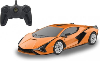 Jamara RC voertuig Auto - 403125 RC Auto - Lamborghini Sián FKP 37 - Oranje - 2,4 GHz RC Model Kant en Klaar - 1:24 Bestuurbare Auto
