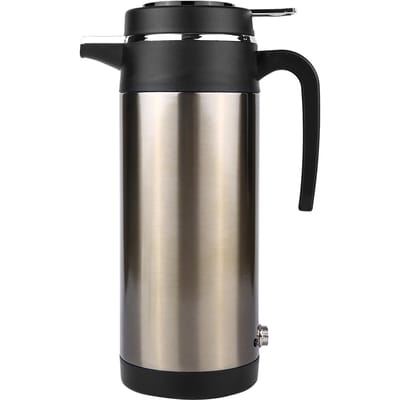 1000ML 24V Roestvrijstalen Elektrische Waterkoker voor in de Auto Reis Thermossen Verwarmende Waterfles