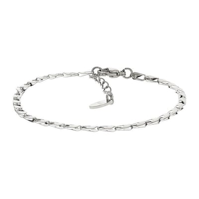 Kalli Armband Plat Haak Zilver | 2516
