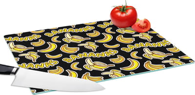 Glazen Snijplank - 39x28 - Banaan - Patronen - Fruit - Snijplanken Glas