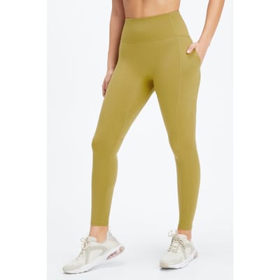 Fabletics Trinity High-waisted Utility Legging Thyme Size: XXS SHORT | Leggings Outlet | Dames | Groen