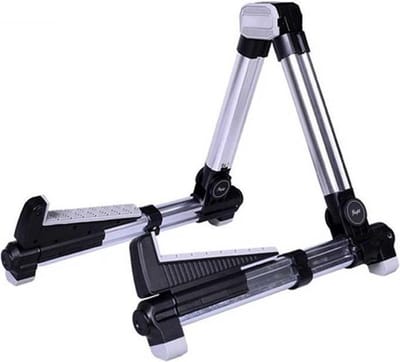 Flight FLUST01-SL Aluminium Ukulele Standaard Opvouwbaar met Rubber Bescherming