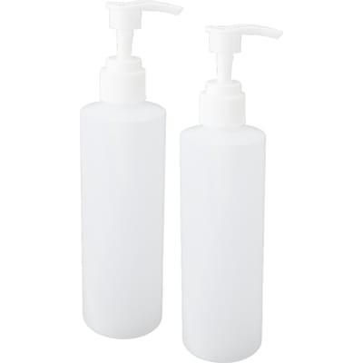 2 stuks Massageolie Warmer Vervangingsfles 250ml Hervulbare Professionele Shampoo Pompflessen voor
