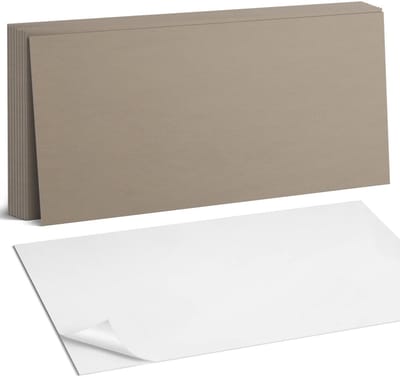 Coloray Plaktegels - Bruin Zelfklevende Wandtegels - 40 cm x 20 cm - Bruin Plaktegels - 10 stuks - Rechthoek PVC Tegels - Plaktegels Badkamer - Vloertegels Zelfklevend - Vinyl Tegels - Portugese Tegels