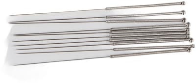 Dailygoods- Reinigingsnaald 10 Stuks - 0.4mm Nozzle - Roestvrij Staal - Effectieve Reiniger - Scherpe Punt - Unieke Naaldgreep - 3D Printer Onderhoud