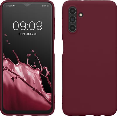 kwmobile telefoonhoesje geschikt voor Samsung Galaxy A04s - Hoesje voor smartphone - Back cover in bordeaux-violet