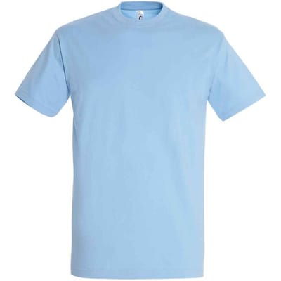 SOLS Unisex Imperial Zwaar T-shirt voor volwassenen (Hemelsblauw)