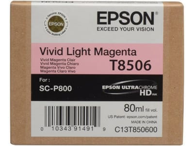 Epson T8506 inktcartridge licht magenta (origineel)