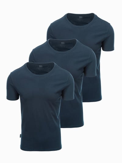 OMBRE T-shirt - Regular Fit - Katoen - Korte Mouw Marine S