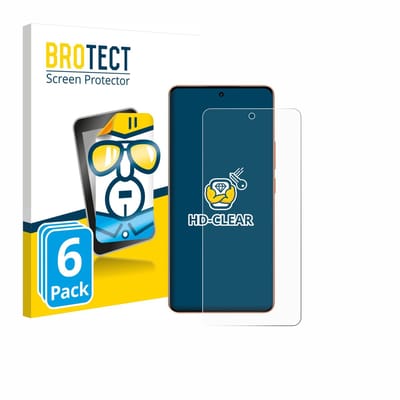 BROTECT - Screenprotector voor realme P4 Power - Folie Beschermfolie transparant 6 Stuks