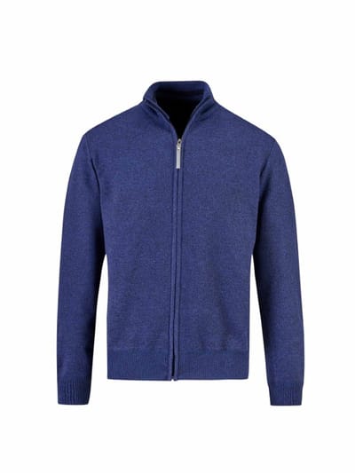 BJØRNSON Poul Gebreid Vest Heren - 4 Seizoenen Ademend - Maat 3XL - Donkerblauw