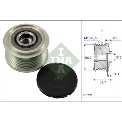 Schaeffler Ina Generator vrijloop INA 535 0128 10