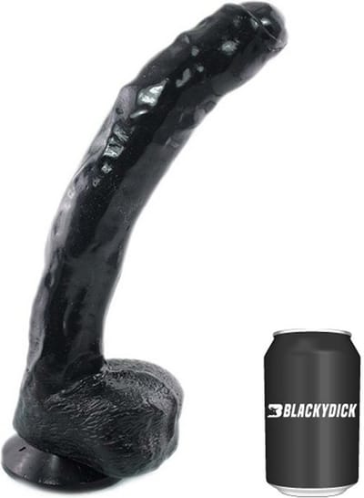 Gangbangster - Dildo - Powell - 26 x 5 cm - PVC - Zwart