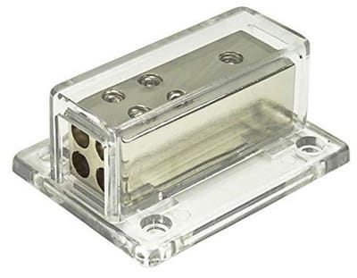 Distributieblok Stroomverdeler Platina Design 1 Ingang 25qmm tot 4 Uitgangen 10qmm