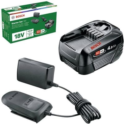 Bosch Home and Garden 4053423228250 Starterset 18 V (4,0 Ah + AL18V-20)
