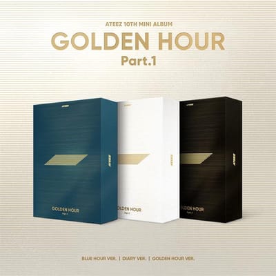 Selecteer POB ATEEZ 10e minialbum GOUDEN UUR deel 1 APPLEMUSIC Random Ver black