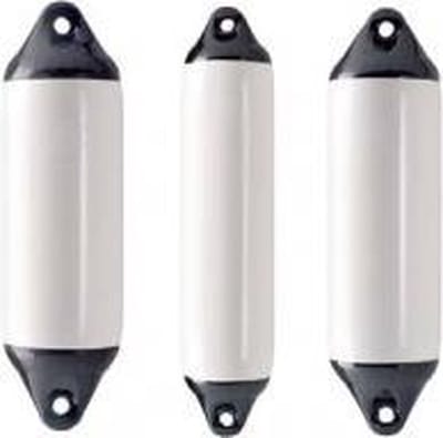 Fender/stootwillen 15 x 61 cm wit (SCAFA623)