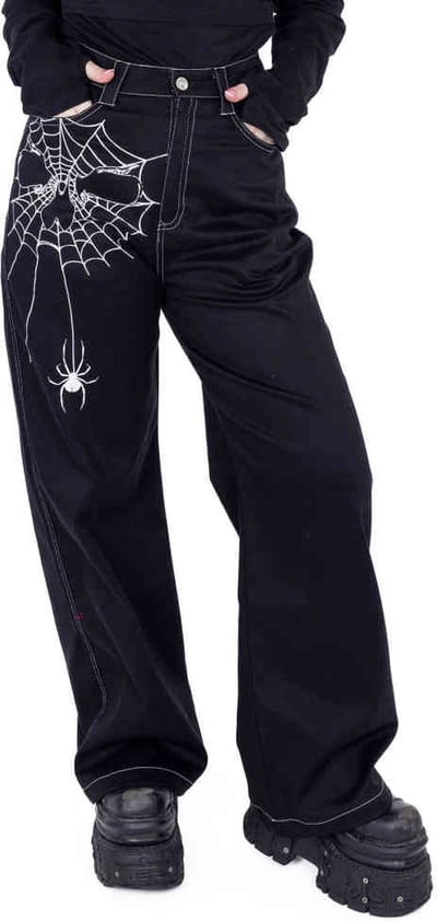 Heartless - Widow Maker Broek rechte pijpen - 28/32 inch - Zwart