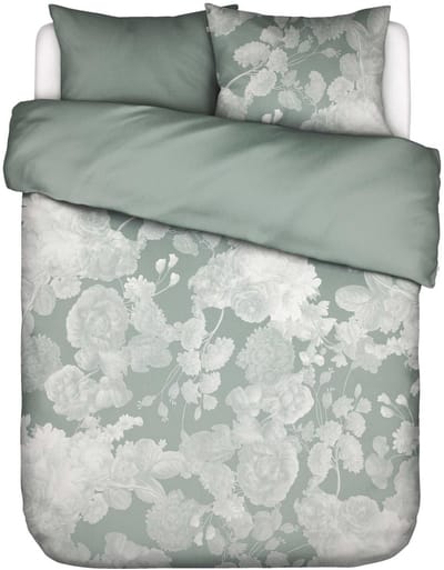 Essenza Eunice Dekbedovertrek Dusty teal - Tweepersoons – 200x200/220 cm
