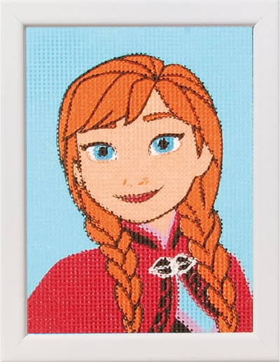 Vervaco - Stramien kit - Disney Anna - PN-0166720 - Borduren - Borduurpakket - Borduurpakket kind