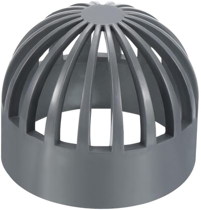 Dailygoods- Afvoerroosterhoes 75 mm ID - UPVC - Duurzaam - Corrosiebestendig - Efficiënte luchtstroom - Bescherming voor afvoersystemen - Afvoerplug