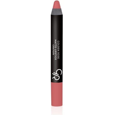 Crayon rouge à lèvres mat couleur rose doré pomadka matowa w kredce nr 13 3,5g