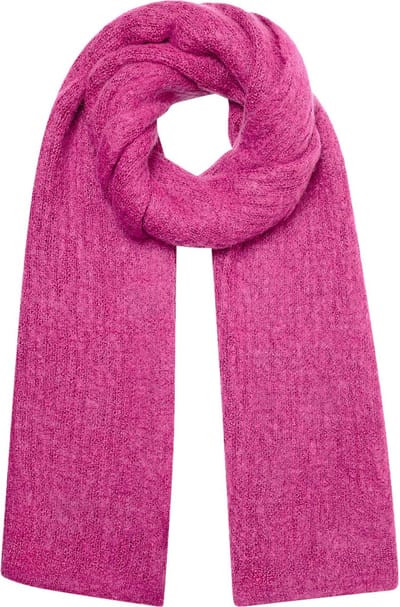 Roze Wintersjaal Basic - Dikke Lange Warme Dames Sjaals - Winter Musthaves - Winter Accessoires - Roze