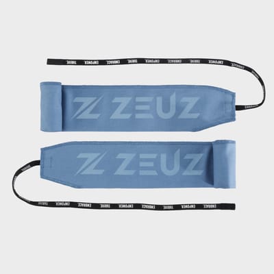 ZEUZ 2 Stuks Lichtgewicht Polsband voor Fitness & CrossFit - Wrist wraps – Krachttraining – Polsbrace – Marineblauw
