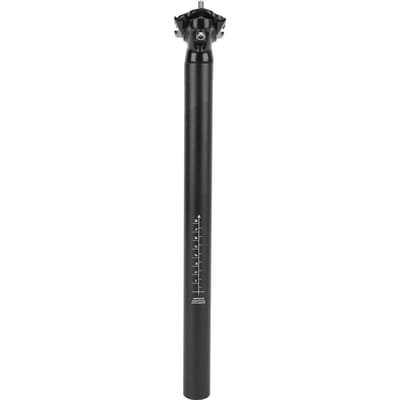 LUNJE Tige de Selle VTT Vélo Réglable Alliage d'Aluminium Tige de Selle 31.6x400mm noir