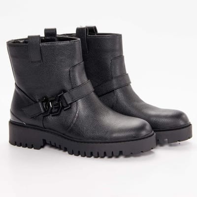 Guess dameslaarzen met klassiek logo en metalen details