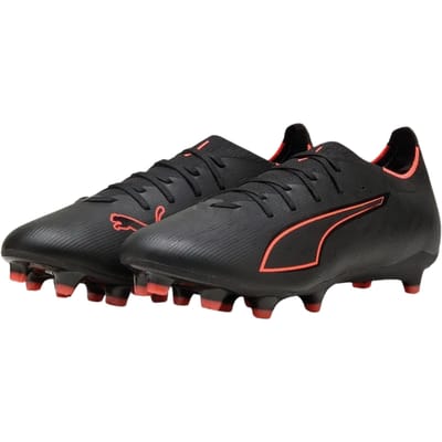 PUMA ULTRA 6 MATCH FG/AG Unisex Sportschoenen - Puma Black-Puma Red