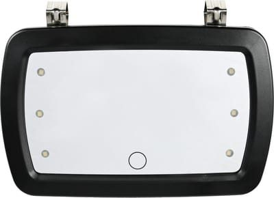 Benson Draagbare make-up spiegel - 6 LED - touch-knop - compact en krasbestendig - 17 x 11 cm