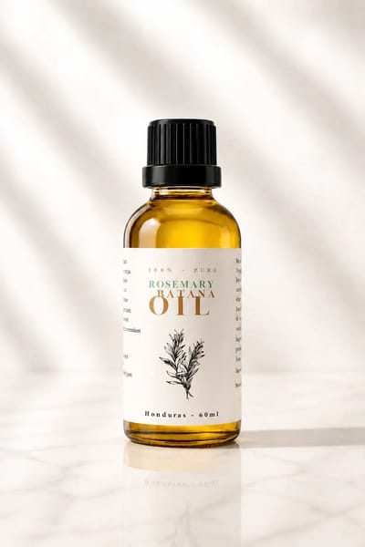 Rozemarijn en Batana olie - Haargroei olie - Rosemary oil - Batana oil - Haarserum - Haaruitval - 100% Natuurlijk - 60ml