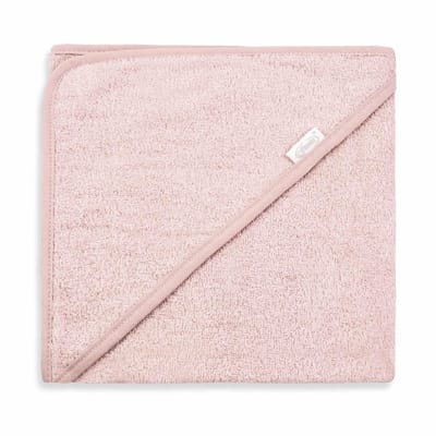 Gepersonaliseerde badcape blush met naam geborduurd