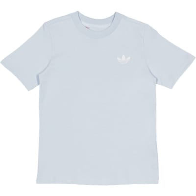 Adidas Trefoil T-shirts Kinder - Blauw - Maat 147 - 152 CM - Katoen Jersey