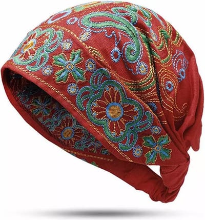 Beanie- Boasty ® Mandala - Muts - uniseks - Dun stof - Beanie - Hippie - One size - hippie accessoires-retro - kerstcadeau
