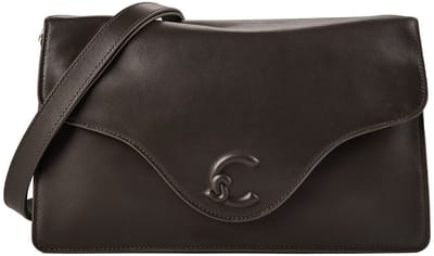COCCINELLE Leren schoudertas C-Easy Suede Handbag Midn. Bl / Midn. Bl donkerblauw