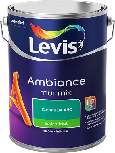 Levis - Ambiance Mur Extra Mat Mix - Clear Blue A60 - Mengverf - 5 L